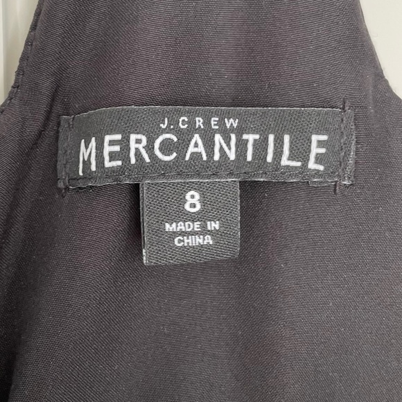 J. Crew Mercantile, Scalloped Cami Top, Black, Size 8 - Picture 6 of 11